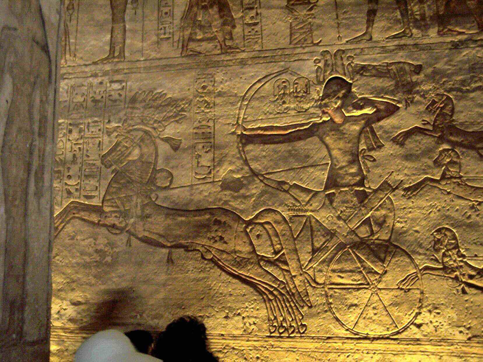 Bataille de Qadesh, temple de Ramses II (Abou Simbel)
